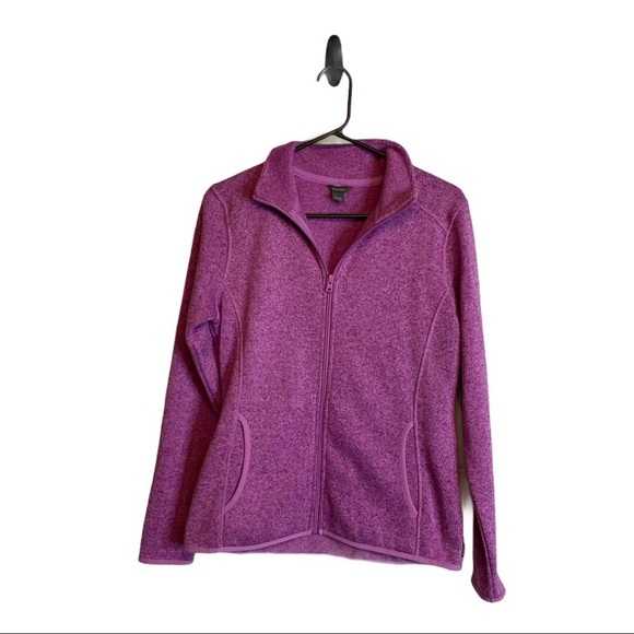Eddie Bauer Women’s Purple Zip Up Jacket Sz Small - Picture 1 of 4